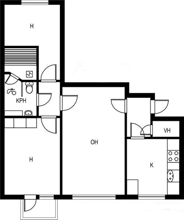 Borent Suite Apartment Turku Szoba fotó